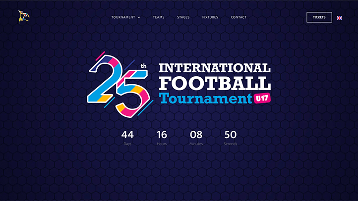 U17 Football Tournament Website Development